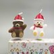 thumbnail image 1 of Vela de Oso con Sombrero Navideño, 1 of 5