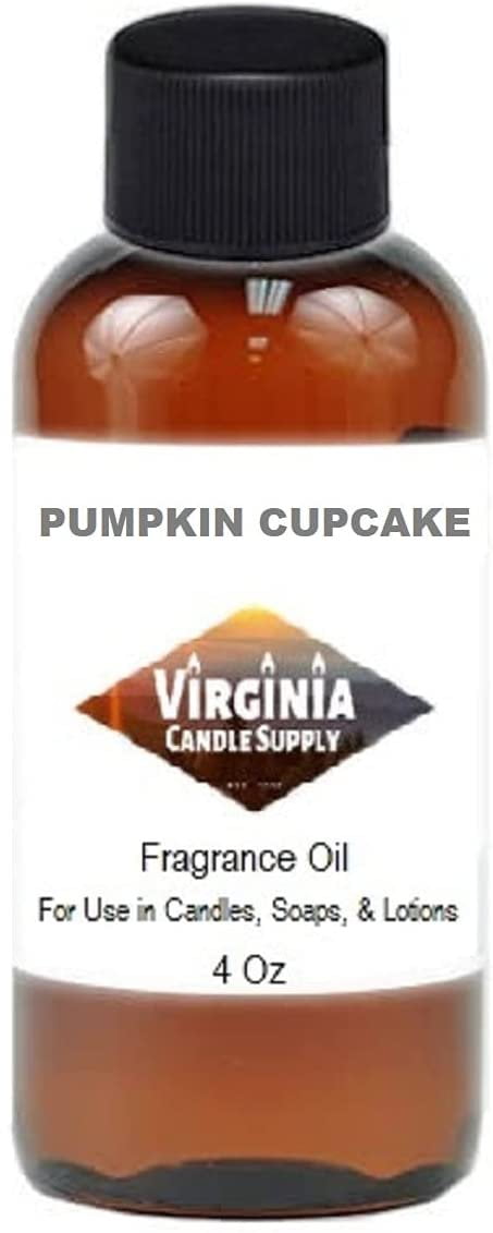 Pumpkin Cupcake Fragrance Oil 4 oz Bottle for Candle Making, Soap Making, Tart Making, Room Sprays, Lotions, Car Fresheners, Slime, Bath Bombs, Warmers
