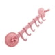 thumbnail image 1 of Yuarrent Colgador de pared para baño, estante de 6 ganchos, soportes colgantes ajustables, ventosa, almacenamiento sin clavos, accesorios sin Juegos de accesorios de baño Rosa, 1 of 6