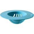 thumbnail image 2 of Kitchen Sink Strainer, Silicone Kitchen Sink Drainer Baskets Dishwasher Filter Mesh Pool Floor Anti-blocking Anti-clogging Vegetable Mesh Bag Filter (Blue), 2 of 3