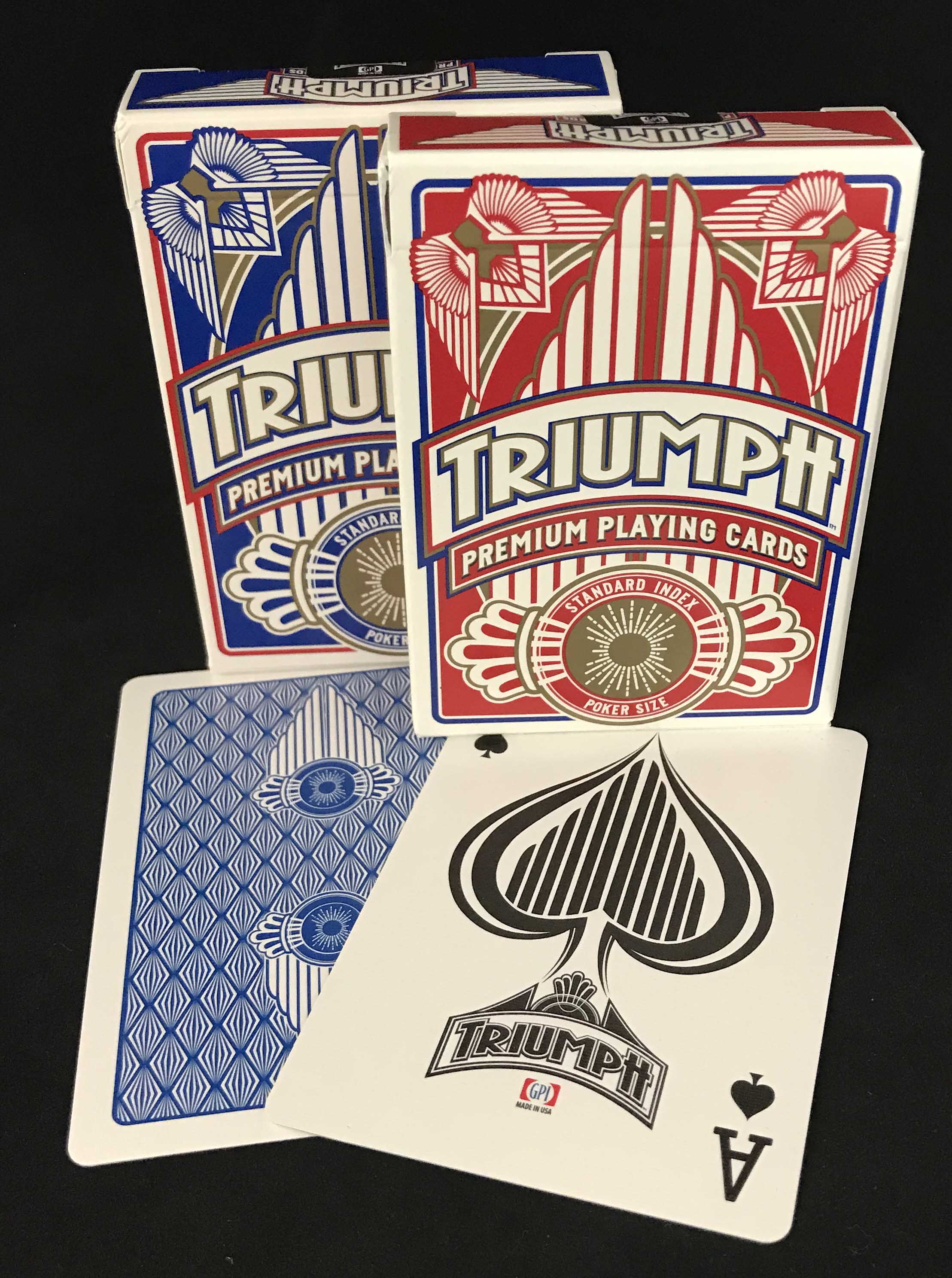 TRIUMPH PREMIUM POKER PLAYING CARDS