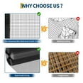 thumbnail image 3 of Hardware Cloth Chicken Wire – 19GA Galvanized Welded Wire Mesh Roll, 1/2 Inch x 1/2 Inch Square Mesh for Poultry Netting, Chicken Coop, Rabbit Fencing, 3 of 6