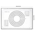 thumbnail image 4 of Non-stick Design Baking Mat, High-quality Durable Rolling Pin Pad, Restaurant For Home Office Kitchen Black, 4 of 8