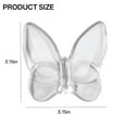 thumbnail image 2 of ACDANC 2026 New Glass Crystal Lucky Butterfly Vibrantly with Bright Color Ornaments Home Wedding Decoration Butterflies Figurine for Living Room, Bedroom, Office, Shelf, 2 of 6