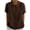 Brown, variant on Staron Women Linen Shirts Summer Casual Loose Blouse Collared Short Sleeve Solid Basic Vacation Travel Tops, Hot Pink M