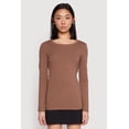 thumbnail image 2 of Women's Basic Long Sleeve Crew Neck T Shirt, 2 of 4