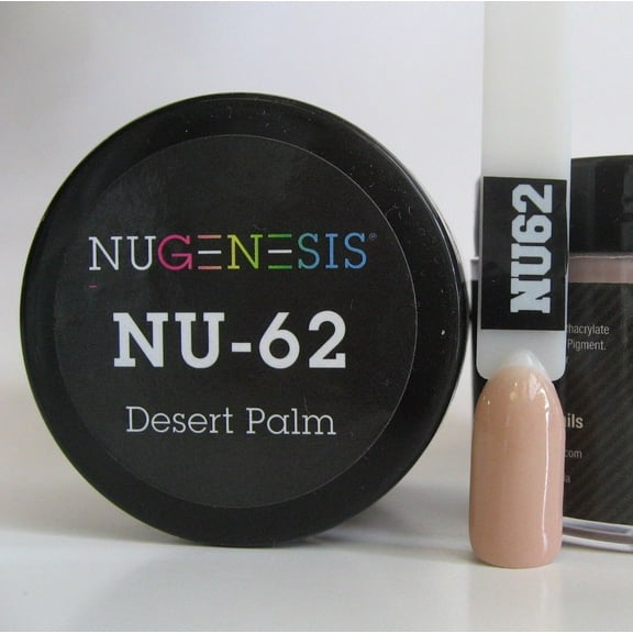 NUGENESIS Nail Color Dip Dipping Powder 1oz/jar - NU62 Desert Palm