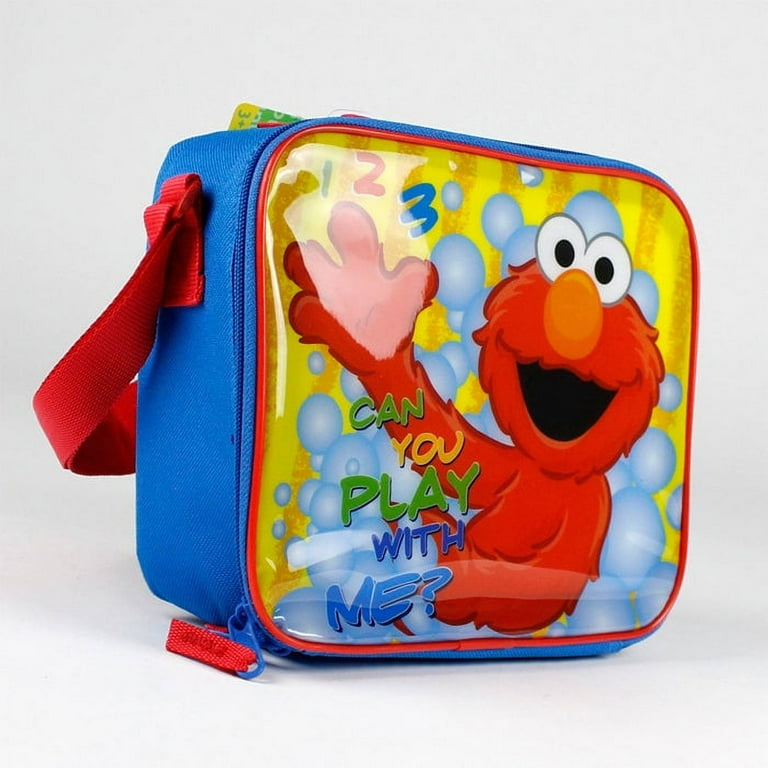 Sesame Street Elmo Character Kids Lunch Box - Zipper Closure