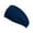 Navy, variant on CFMIURAN Unisex Summer Sports Headband, Elastic Solid Color Hairband for Outdoor Running and Leisure Activities, Soft Moisture Wicking Headwrap for Men and Women Daily Wear