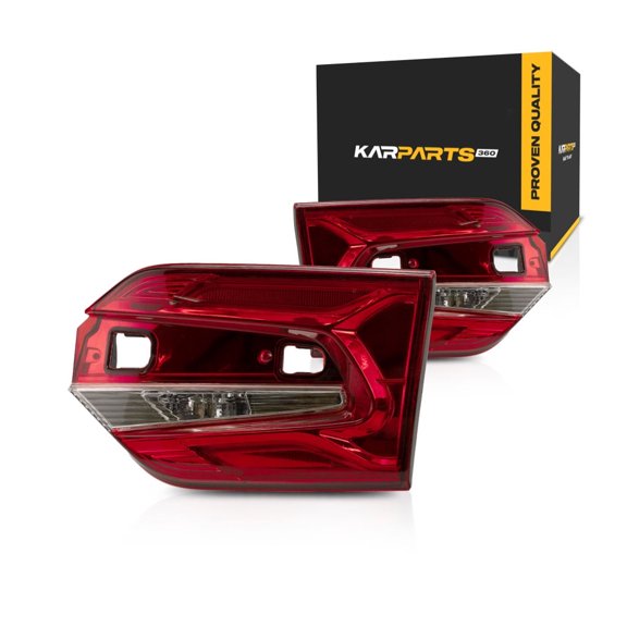 KarParts360 For 2018 2019 2020 Honda Odyssey Tail Light Inner Driver and Passenger Side LED w/Bulbs CAPA Certified | Replaces HO2802117 | HO2803117
