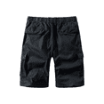 thumbnail image 5 of Men's Multi Pocket Cargo Shorts with Belt Classic Cargo Stretch Short Multi-Pocket, 5 of 6
