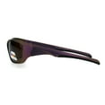 thumbnail image 3 of Mens TAC Polarized Lens Classic Warp Sport Performance Plastic Sunglasses Black Brown, 3 of 4