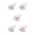 thumbnail image 1 of facefd 1/2/3/5 TureClos Storage Box Sucking Container Leaf-shaped Draining Organizer for Kitchen Bathroom light pink 5PCS, 1 of 6