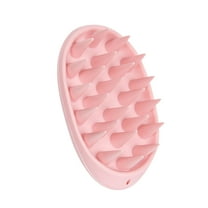 EARSTMAKEUP Hair Scalp Massager Shampoo Brush with Soft Silicone Bristles for Scalp Care and Hair Growth,Shower Head Scalp Scrubber Exfoliator for Dandruff, Wet & Dry for Men,Women and Kids,Purple