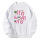 thumbnail image 4 of Sudadera para mujer, Tops de manga larga, disfraces, sudadera con cuello redondo, sudadera para uso diario en la calle, compras y oficina , M M, 4 of 10