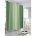 thumbnail image 5 of Green Ombre Waterproof Fabric Shower Curtain, Modern Gradient Abstract Art Shower Curtain for Bathroom Curtains Bathtubs Hotel Washable Shower Curtains with 12 Hooks Extra Long 72x96, 5 of 6