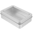 thumbnail image 1 of Shisuyan Portable Dice Box with Foam Liner for Storage Use Silver Color Easy to Clean Small and Compact, 1 of 9