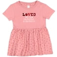 thumbnail image 3 of Inktastic Loved by My Grandma and Grandpa Cute Ladybug Girls Baby Dress, 3 of 5