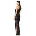 thumbnail image 4 of Womens Dresses 2024 Summer Sleeveless Off Shoulder Sequin Dress Slit Slim Long Dress, 4 of 5