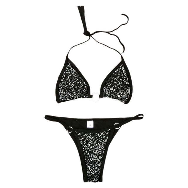 Bikini Sexy Para Mujer, Traje De Baño Dividido Con Diamantes, Traje De Baño Para Mujer, Traje De Baño Hueco Suave A La Moda Yuarrent OD015998-14