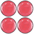 thumbnail image 1 of LAFGUR 4Pcs/Set 9in Imitation Porcelain Plate Dinner Fruit Plate Dessert Cake Dishes FS, 1 of 1