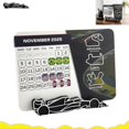thumbnail image 2 of 2025 Calendar, 7.0" x 5.5" Racing Calendar 2025 Desktop Decoration, 2025 Desktop Calendar with Car Stand, Racing Desk Calendar 2025 Gift for Motorspor, 2 of 5