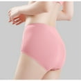 thumbnail image 3 of 3 Pieces High-waist Women Underwear Breathable Panites Solid Color Triangle pants Women Briefs, 3 of 9