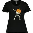 thumbnail image 3 of Inktastic Halloween Dabbing Great Pumpkin Skeleton Women's Plus Size T-Shirt, 3 of 5