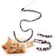 thumbnail image 4 of Cat Teaser Toy, Cat Teaser Stick Wand Leopard Print Tail with Bell Cat Chaser Toy for Exercise Playing, 4 of 5