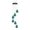 B, variant on Fwttom Solar Light, Solar Snowman Wind Chime Light Outdoor Decoration Moodlight Courtyard Garden Layout Pendant Light Ch&elier Christmas