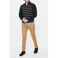 thumbnail image 1 of Men's Sweater Black Grey Stripe, 1 of 6