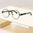 thumbnail image 3 of Lunettes de Vélo Unisexes Style Rétro Rond avec Bouclier pour Activités Extérieures, Design Pliable en Aluminium Léger et Polyvalent, 3 of 3