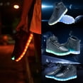 thumbnail image 5 of YAZI  Led Light Up Shoes for Kids High Top Sneakers for Boys Girls Hip-Hop Dancing Shoes for Halloween Christmas Party with USB Charging, 5 of 13