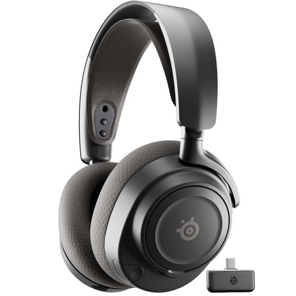 SteelSeries Arctis Nova 7P Wireless Gen 2 Multi-Platform Gaming Headset — Real-Time App Control — 50 HR — Mixable 2.4GHz/Bluetooth — PS5, PS4, PC, Switch 1/2, Mobile — Black
