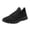 Black, variant on Men's Knit Sneakers Lightweight La𝖼e Up Sport Shoes with Cushioned Sole, Soft Insole Tennis Running Shoes Lightweight Athlet𝗂c Gym Workout Shoes for Summer and Autumn