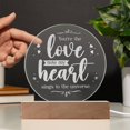 thumbnail image 5 of You're The Love Note My Heart Engraved Acrylic Circle Plaque, 5 of 20