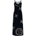 thumbnail image 3 of LAICAIW Robe d'Été Teinture sur Nœuds Florale Col en V Aguichant Sans Manches Femme Longue Mode Ample Maxi Robes Plage Fête Robe d'Été, 3 of 4
