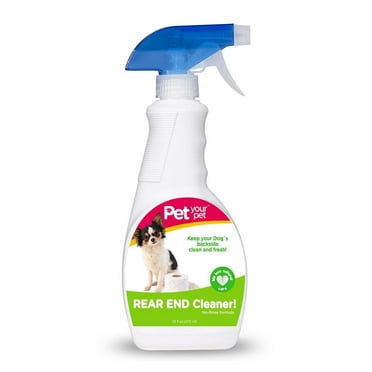Pet Your Pet Rear End Cleaner, No-Rinse Dog Butt Spray, Natural Ingredients, 16 oz