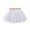 White, variant on Girls' Tulle Skirt Toddler Tulle Skirt Star And Moon Sequined Skirt Sparkly Skirt Ballet Skirt Elastic Waist Cute And Soft Ballet Skirt.