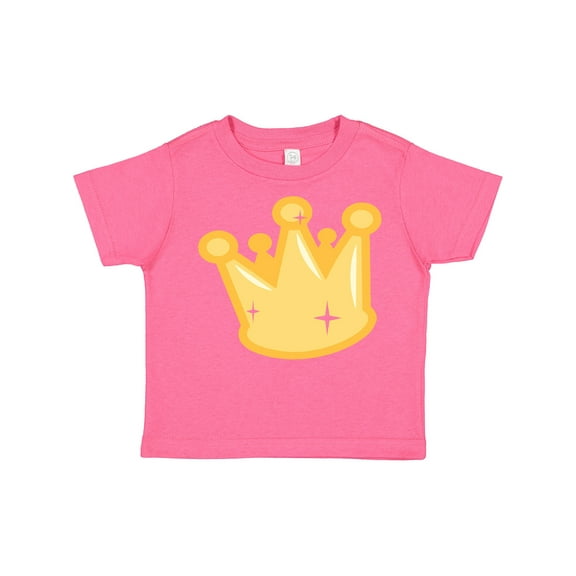 Inktastic Gold Crown Boys or Girls Toddler T-Shirt
