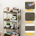 thumbnail image 4 of 4 Pack Wire Rack Covers, 24x16" Faux Wood Shelf, Waterproof Wood-Grain Wire Shelving Toppers for Kitchen & Closet Pantry, Dark Wood, 4 of 8