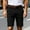 Black, variant on Coorders George Men's Golf Shorts, Stretch Elastic Waist Men's Dress Flat Front Shorts with Pockets, Army Green, XL