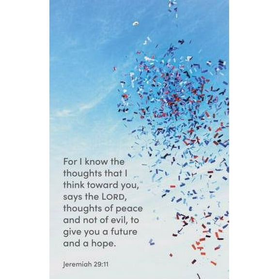B&H Publishing 387166 Bulletin - For I Know The Thought That I Think Towards You - Pack of 100