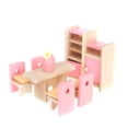 thumbnail image 3 of De Imitación De - Comedor Rosado CUTICAT Sala de casa de muñecas Minaiture, 3 of 8