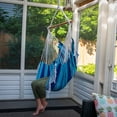 thumbnail image 3 of Vivere Brazilian Hanging Cotton Hammock Chair - Island Breeze, 3 of 6