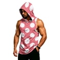 thumbnail image 2 of Digital Camo Sleeveless Hoodie For Men, Muscle Fit Pullover Tank with Kangaroo Pocket - Quick-Dry Workout Vest for Gym & Bodybuilding White XXXL, 2 of 7