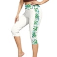 thumbnail image 3 of Swim Pants for Women High Waisted Tummy Control Swim Capris Boho Floral Print Swim Shorts Swimming Leggings for Summer Beach Vacation Multicolor XL, 3 of 6