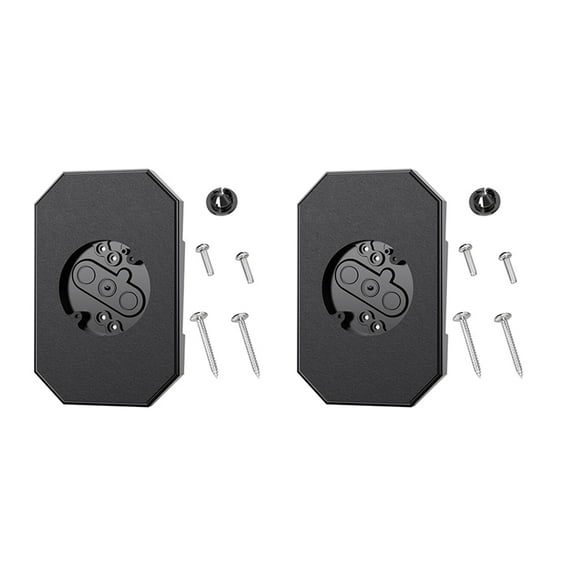 2X Siding Mounting Kit, 8141DBL Light Block, Plate for Lap Double and 4 Inch Black