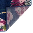 thumbnail image 7 of Unique Loom Bloom Collection Area Rug - Iris (6' x 9' Rectangle Navy Blue/Green), 7 of 7