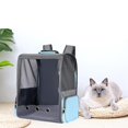 thumbnail image 4 of Mochila Transportadora para mascotas perciana enrollable Yuyangstore Transportín de viaje para mascotas, 4 of 8